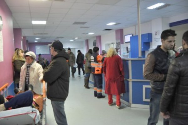 Val de pacienți la Spitalul Județean Constanța, după Revelion!